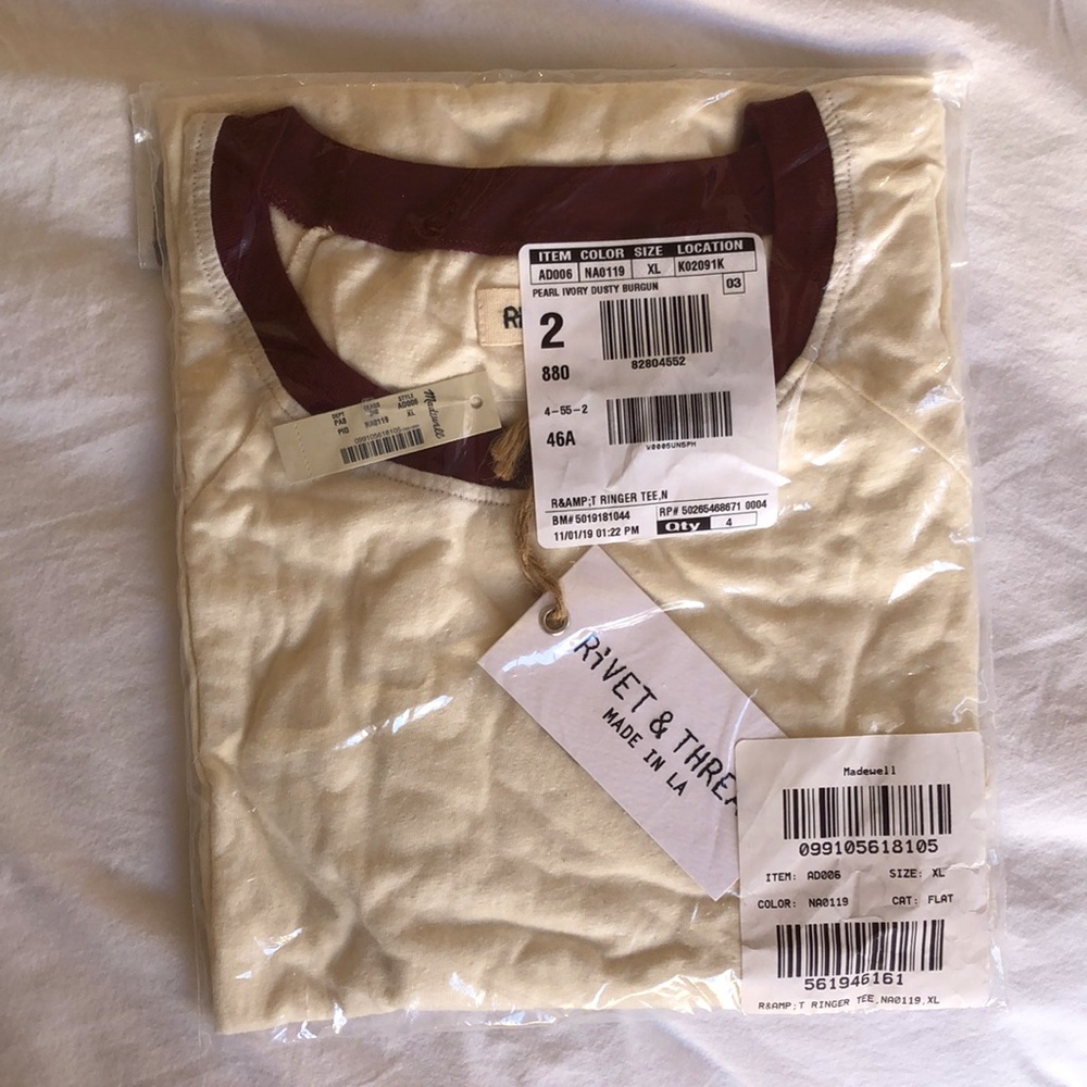 Rivet & Thread Ringer Raglan Tee - Picture 5 of 5
